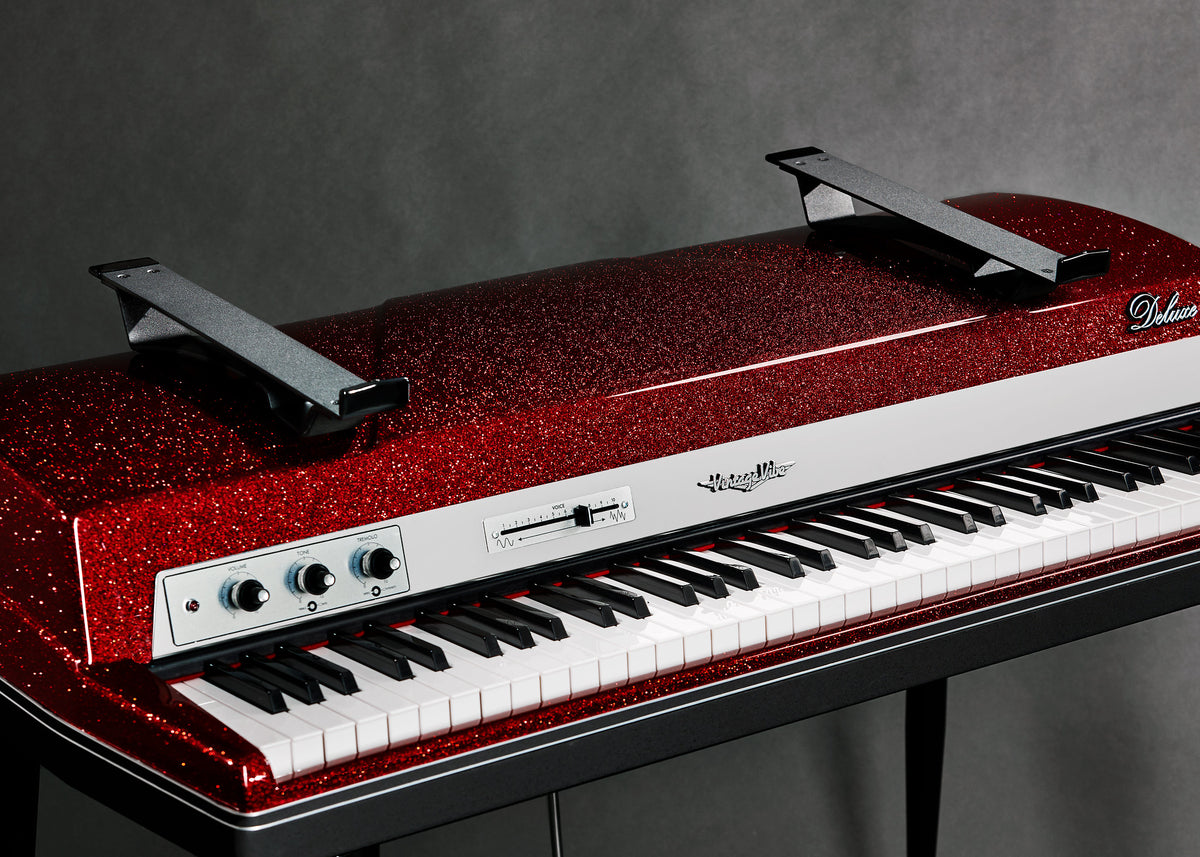Red electric piano on sale