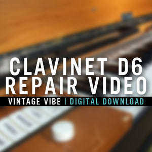 Clavinet D6 Repair Video - Vintage Vibe - Vintage Vibe
