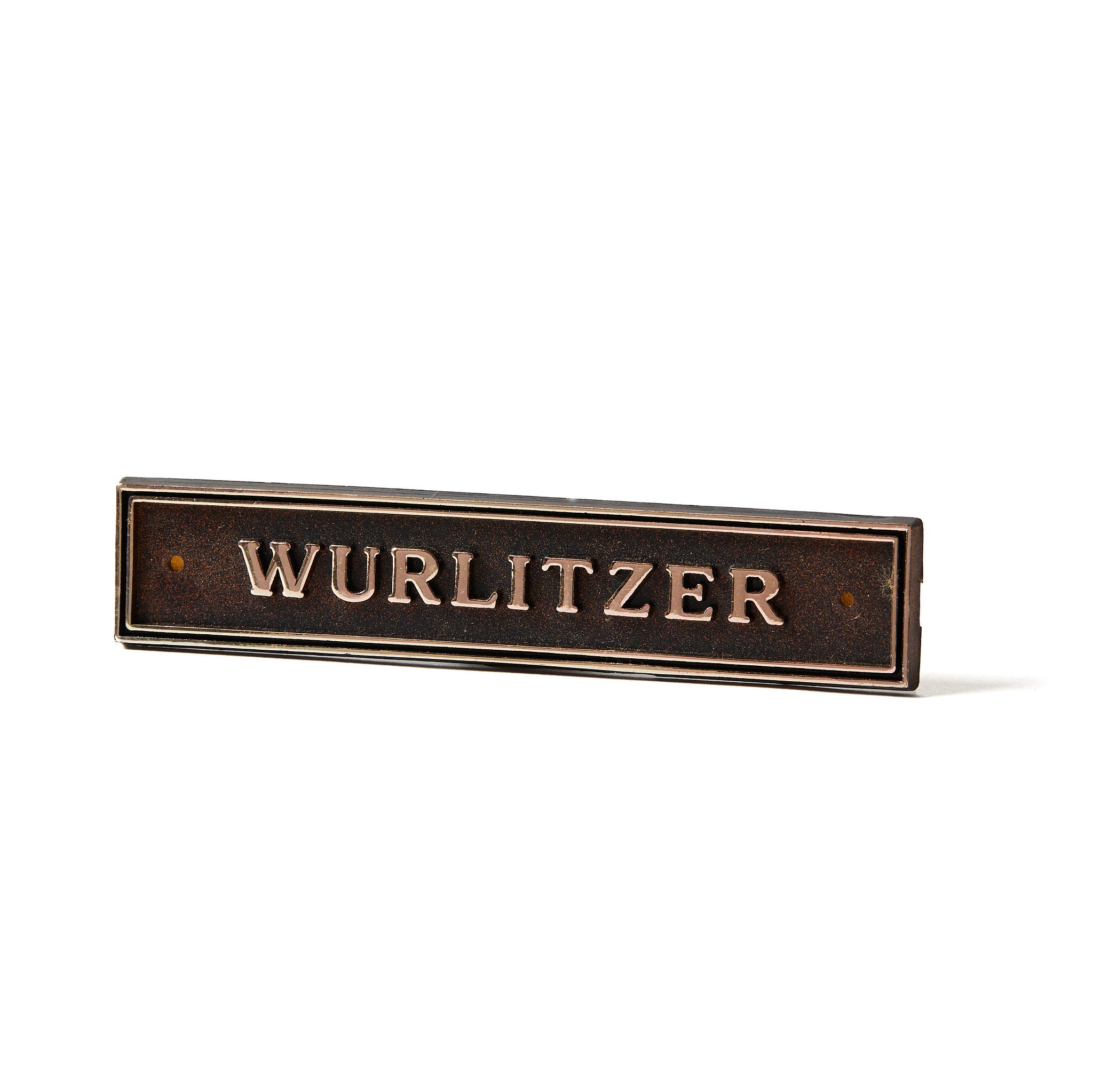 Wurlitzer Plastic Logo - Original N.O.S.