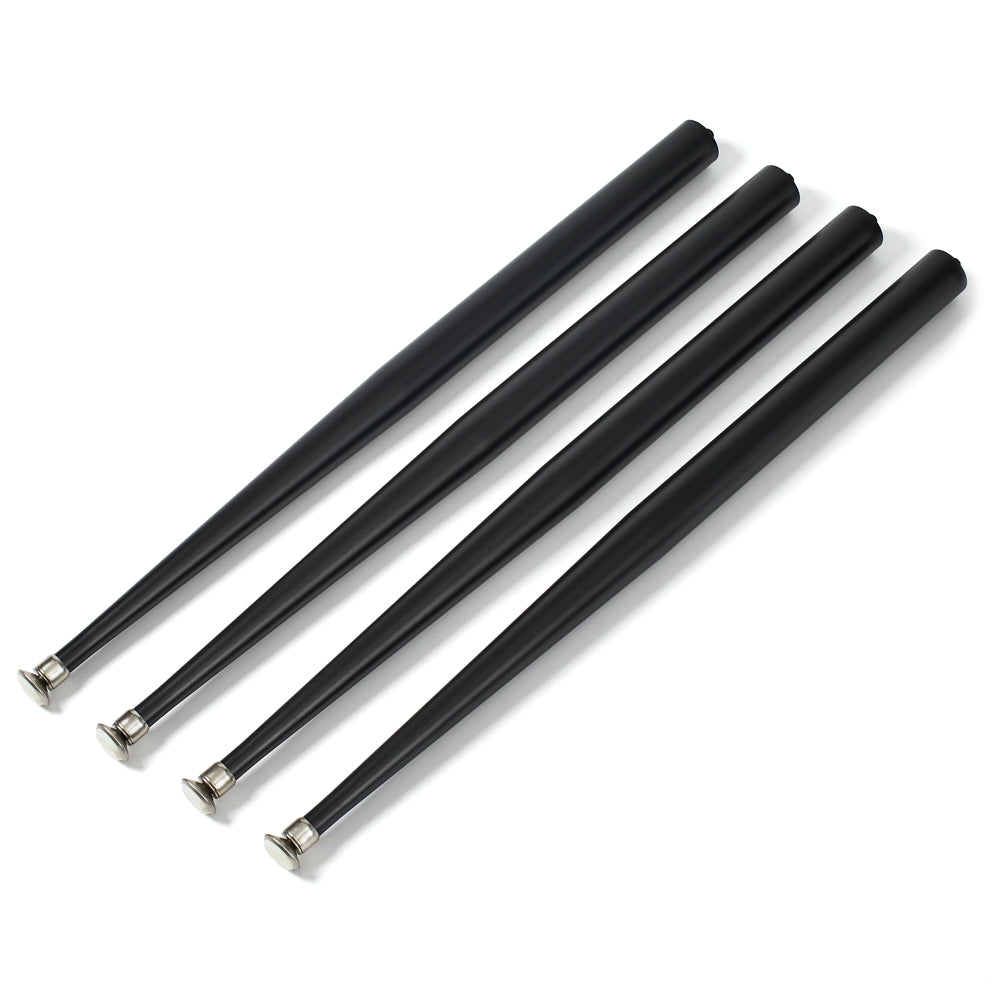 Wurlitzer Black Metal Leg Set – Vintage Vibe
