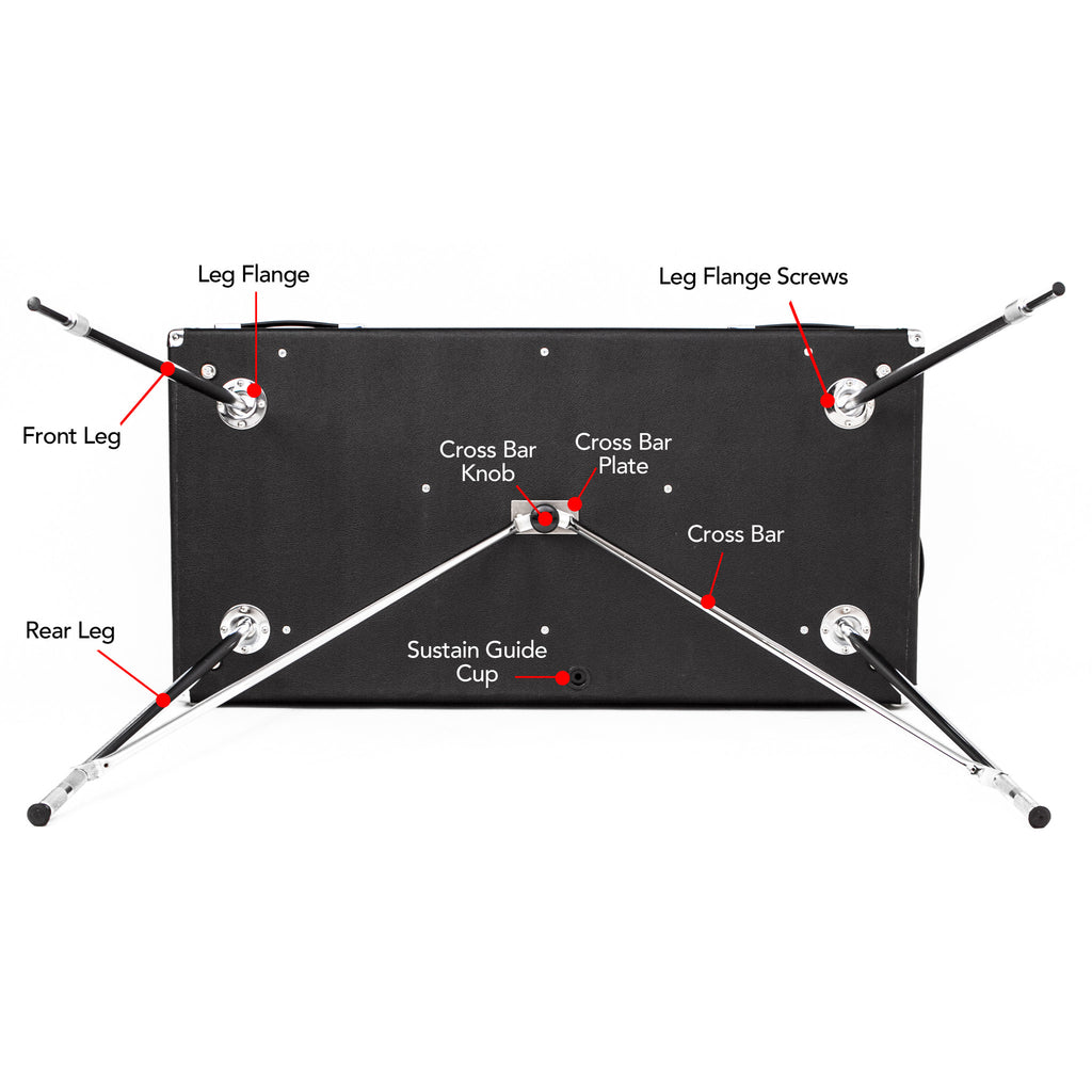 Fender Rhodes Legs and Cross Bar Set – Vintage Vibe